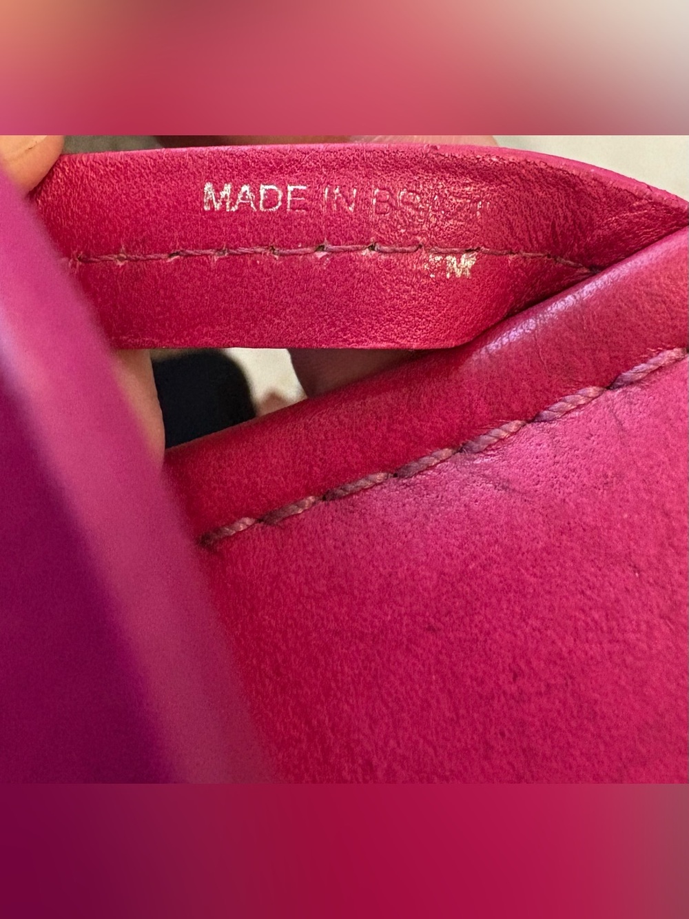 Tory Burch Miller Women’s Leather Fuchsia Pink Sandals Size 8 - Picture 5 of 6